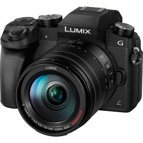 Panasonic LUMIX G7 Interchangeable Lens HD Black DSLM Camera with 14-140mm Lens